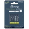 „MediaRange MEDIARANGE“ AAA baterijos, NiMH, 800mAh, lizdinė pakuotė, 4 vnt.