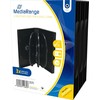 MediaRange DVD-Leerhülle für 8 Dics 27mm juodas 3pcs