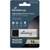 MediaRange High Performance 16 GB, USB-Stick - sidabrinis/juodas, USB-A 3.2 Gen 1