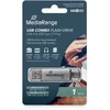 MediaRange MR941-1 pamięć USB 1 TB USB Type-A / USB Type-C 3.2 Gen 1 (3.1 Gen 1) Sidabrinė