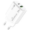 Įkroviklis MediaRange GaN 1 USB-A 1 USB-C 25W (MRMA112-2)