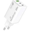 Įkroviklis MediaRange MRMA116-2 GaN 1x USB-A 2x USB-C 65W