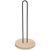 Metāla un koka papīra dvieļu turētājs juodas 33 x 15 x 15 cm KITCHEN&amp;GO ()