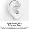 MEE garso ausinės MEE Audio M6-R3 Sportinės į ausis įdedamos ausinės su nuotolinio valdymo pulteliu, IPX5 - Clear