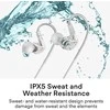 MEE garso ausinės MEE Audio M6-R3 Sportinės į ausis įdedamos ausinės su nuotolinio valdymo pulteliu, IPX5 - Clear