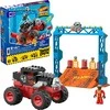Mattel Hot Wheels Monster truck stunt blocks 151ele car + ramp ZA5996