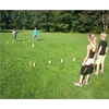 Meistras žaidimas Kubb skandinaviški šachmatai MASTER Garden