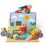 Melissa & Doug - Blockables konstravimo rinkinys Transporto priemonės (806013)