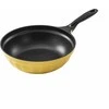 Mellow Yellow Keptuvė Mellow Geltona BUYDEEM Aliumininė keptuvė su nepridegančia danga ir stikliniu dangčiu 30 cm, modelis CP102, spalva Mellow Geltona