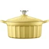 Mellow Yellow Mellow Geltona BUYDEEM emaliuoti ketaus puodai 2,9 l, modelis CP521, spalva