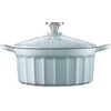 Mellow Yellow Mellow Geltona BUYDEEM emaliuoti ketaus puodai 2,9 l, modelis CP521, spalva balta mėlyna