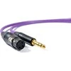Kabelis Melodika Jack 6,3mm - XLR 8m violetinė
