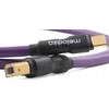 Melodika USB kabelis USB-C – USB-B 0,3 m purpurinis (MELO-MDUCB03)