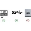 „Melodika“ USB kabelis USB-C – USB-B 1 m purpurinis (MELO-MDUCB10)