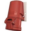 Mennekes Hensel 27006 sieninis lizdas, 1 dalis, 32A 4p 6h 400V, IP44, varžtiniai gnybtai