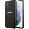 Dėklas Mercedes AMG AMHCS21FESGSEBK S21 FE G990 juoda/juodas hardcase Leather Debossed Lines