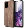 Mercedes Benz Samsung Galaxy S20+ Mercedes dėklas Wood Line Walnut (MEHCS67VWOLB) rudos spalvos
