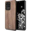 Mercedes Benz Samsung Galaxy S20 Ultra Mercedes dėklas Wood Line Walnut (MEHCS69VWOLB) rudos spalvos