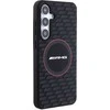 Mercedes AMG AMHMS24M23SMRK S24+ S926 juodos spalvos kietas dėklas with Silicone Carbon Pattern and MagSafe