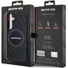Mercedes AMG AMHMS24M23SMRK S24+ S926 juodos spalvos kietas dėklas with Silicone Carbon Pattern and MagSafe
