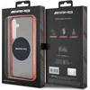 Mercedes Benz Samsung Galaxy S24 AMG dėklas Transparent Bicolor MagSafe (AMHMS24S23HBCK) juodos spalvos
