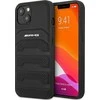 Mercedes AMG AMHCP13SGSEBK Apple iPhone 13 mini 5,4″ juodos spalvos kietas dėklas Leather Debossed Lines