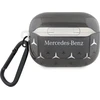 Mercedes Benz Apple AirPods Pro Mercedes Cover Large Star Pattern (MEAP8DPMGS) ausinių dėklas juodos spalvos