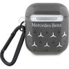 Mercedes MEA28DPMGS AirPods 1/2 Dėklas juodos spalvos Large Star Pattern