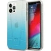 Mercedes Benz Apple iPhone 12 / 12 Pro Mercedes dėklas Transparent Line (MEHCP12MCLGBL) mėlynos spalvos