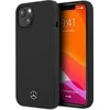 Mercedes Benz Apple iPhone 13 Mini Mercedes dėklas silikoninis Line (MEHCP13SSILBK) juodos spalvos