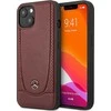 Mercedes MEHCP15SARMRE Apple iPhone 15 / 14 / 13 6.1″ Raudona kietas dėklas Leather Urban Bengale