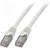 Mercodan Kabelis sieciowy RJ-45, Cat.6, U/UTP, LSZH, CCA, balta, 0.25 m (371229002)