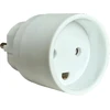 Mercodan E-Line kištuko adapteris iš Schuko/Pin-žemės į DK M/žemės, 250V, 16A, baltas