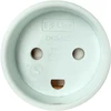 Mercodan E-Line kištuko adapteris iš Schuko/Pin-žemės į DK M/žemės, 250V, 16A, baltas