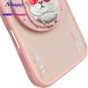 Dėklas Nimmy Glasses Cool Cat MagSafe Apple iPhone 16 rožinės spalvos