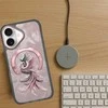 Dėklas Nimmy Magnetic Fantasy Animal MagSafe skirtas Apple iPhone 16 rose aukso spalvos