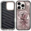Dėklas Nimmy Magnetic Fantasy Animal MagSafe skirtas Apple iPhone 16 Pro Max rose aukso spalvos