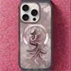 Dėklas Nimmy Magnetic Fantasy Animal MagSafe skirtas Apple iPhone 16 Pro Max rose aukso spalvos