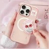 Dėklas Nimmy Glasses Cool Cat MagSafe Apple iPhone 16 Pro rožinės spalvos