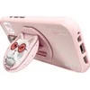 Dėklas Nimmy Glasses Cool Cat MagSafe Apple iPhone 16 Pro rožinės spalvos
