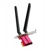 Mercusys MA47BE PCIe adapteris su rožiniu radiatoriumi