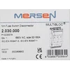 Mersen MULTIBLOC NH00 dėžutės jungiklio skyriklis 160A 3P IP30 6 varžtų jungtys M8 P1023007