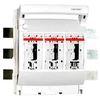 Mersen MULTIBLOC NH1 250A 3P dėžutės tipo jungiklio atjungiklis, montuojamas ant 40/60 sistemos bėgelių, srieginės jungtys 3xM10 T229879