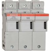 Mersen Modulinis saugiklių pagrindas DIN bėgeliui 3P CMS223 22x58 IP20 E331135