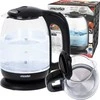 Mesko | Virdulys | MS 1302b | Electric | 2200 W | 1.7 L | Glass | 360° rotational base | Juodas