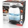 Mesko | Virdulys | MS 1302b | Electric | 2200 W | 1.7 L | Glass | 360° rotational base | Juodas