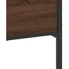 Lovos rėmas be čiužinio, rudas ąžuolo, 180x200cm, metalas