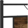 Lova Lovos rėmas be čiužinio, dūminio ąžuolo, 183x213cm, metalas