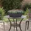 Sodo vazonas Juoda 50 x 50 x 15 cm Šaltai valcuotas plienas
