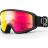 Qunature Baltas Ski Goggles Adults – Juodas